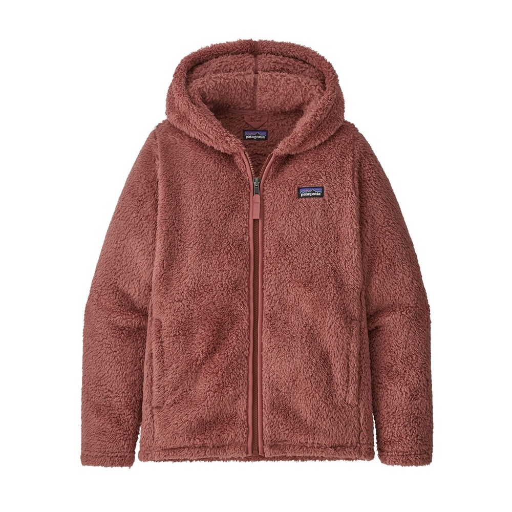 Patagonia Kids' Girls' Los Gatos Hoody Cozy Fleece Hoodie - Sisu Brown size M 10